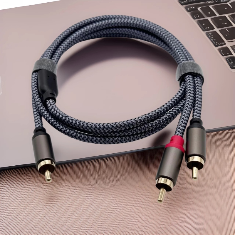 Home Cinema Subwoofer - 0.3/0.5/3m Short RCA Splitter Audio Cable
