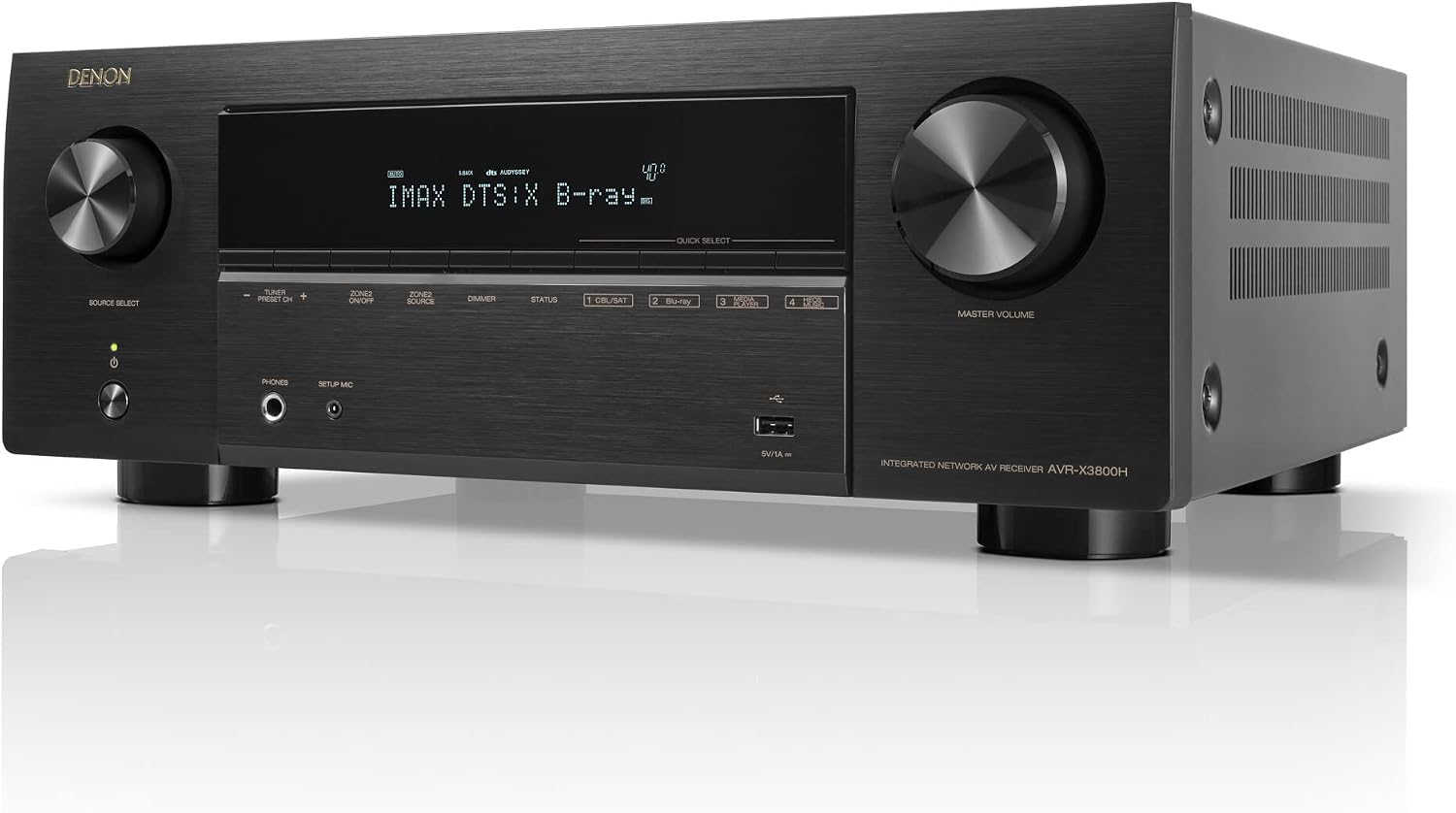 Home Cinema Denon - Denon AVR-X3800H 9.4-Ch 8K UHD AVR