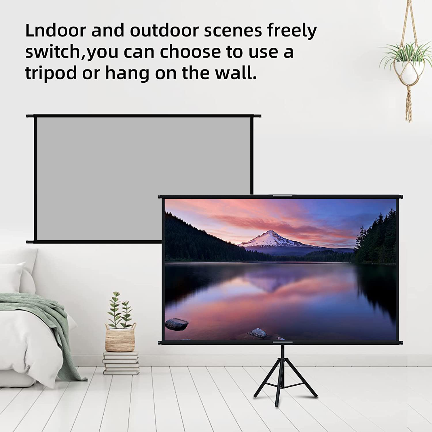 VEIDADZ Projector Screen With  - Home Cinema Projector Screen review and price