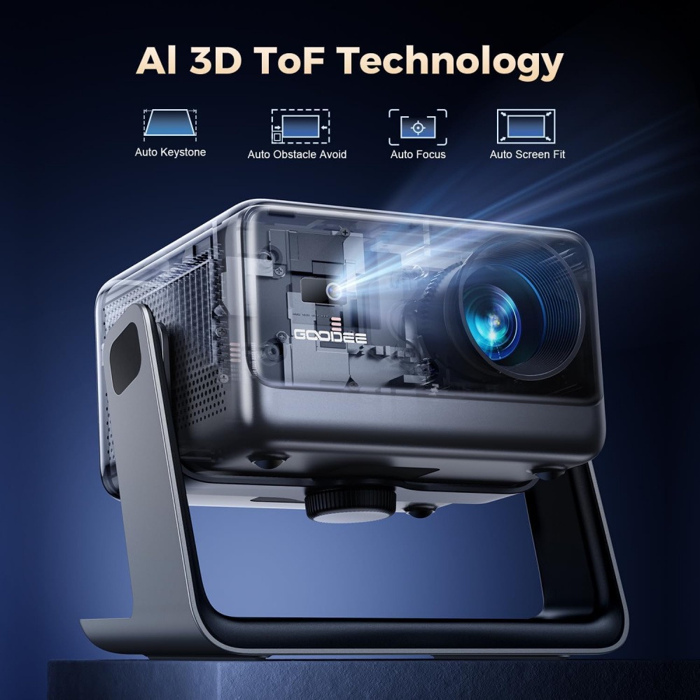 4K Video Projector Wifi Blueto - Home Cinema Compact review and price