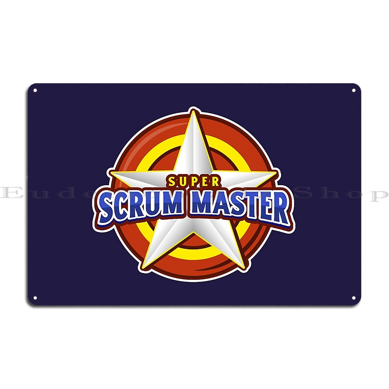 Super Scrum Master Metal Sign  - Home Cinema Design review and price