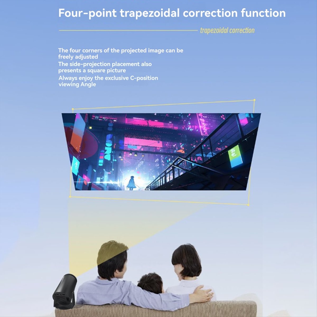 1080P Projector for Android12  - Home Cinema Quad review and price