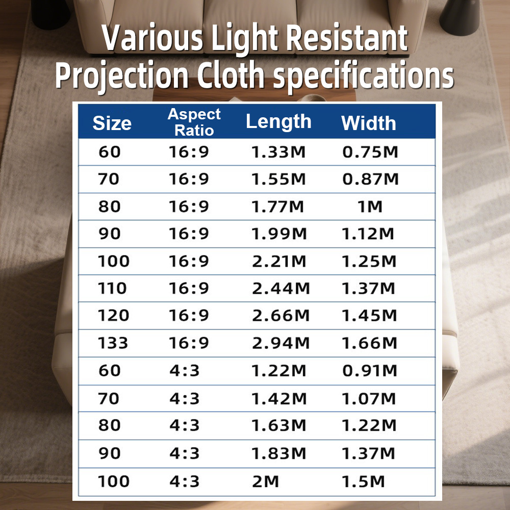 Universal Projector Screen 80/ - Home Cinema Projector Screen review and price