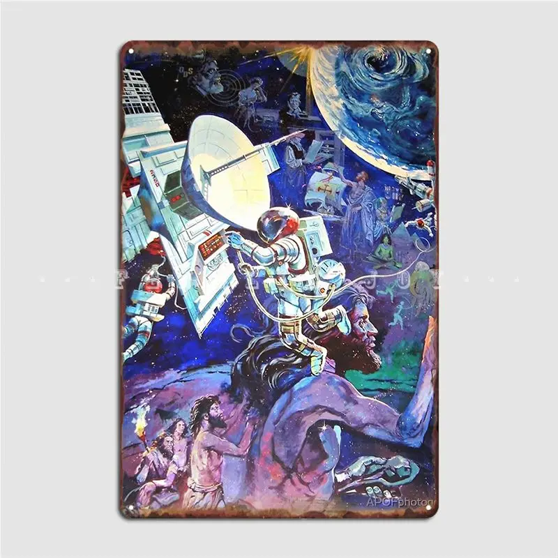 Spaceship Earth Mural Metal Si - Home Cinema Wall Design review and price