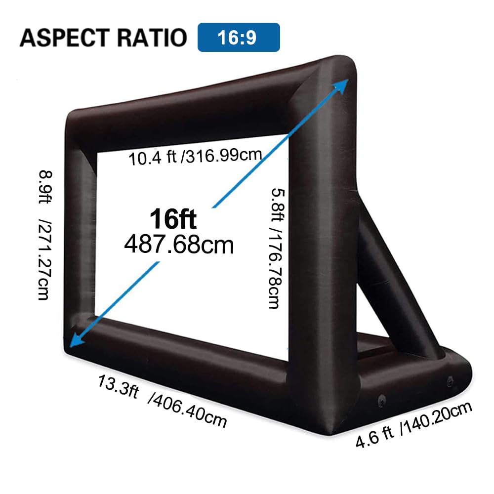 Custom Size Outdoor Party Home - Home Cinema Projector Screen review and price