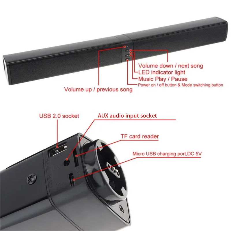 Powerful Soundbar Sound Radio  - Home Cinema Subwoofer review and price