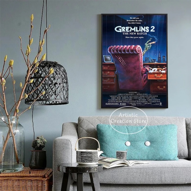 Classic Movie Gremlins Poster  - Home Cinema Design review and price