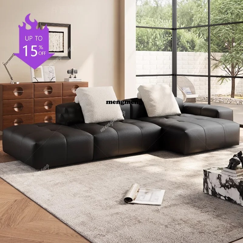 Nordic Leather Compressed Sofa - Home Cinema Luxury review and price