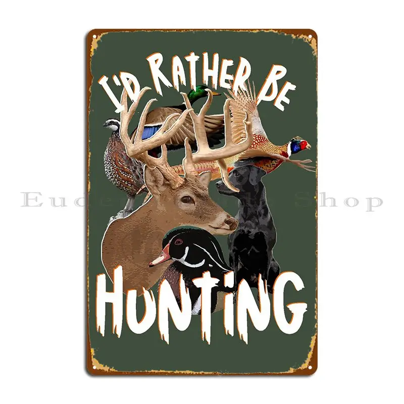I D Rather Be Hunting Wildlife - Home Cinema Wall Design review and price