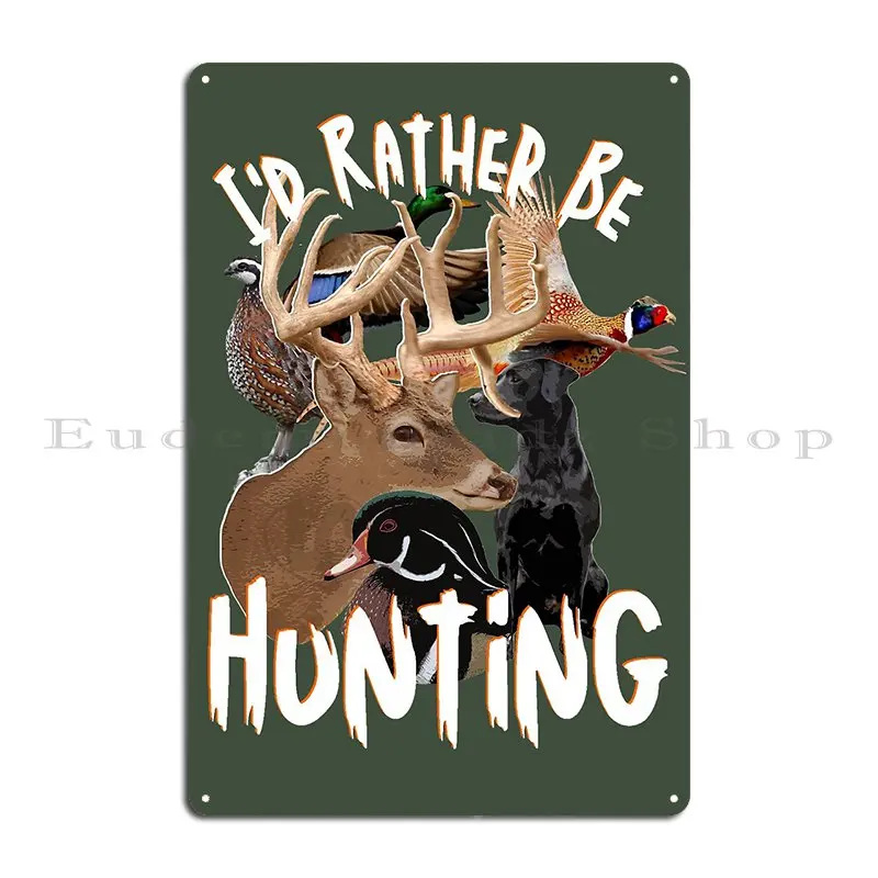 I D Rather Be Hunting Wildlife - Home Cinema Wall Design review and price