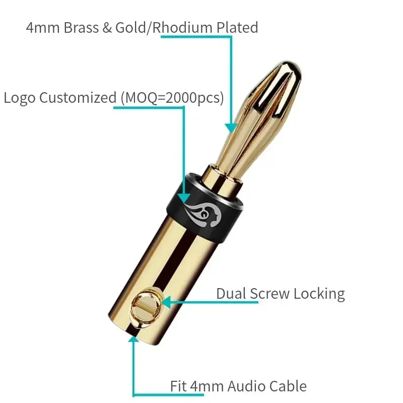 Banana Plug Connectors 4mm Aud - Home Cinema Hifi review and price