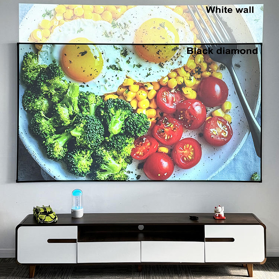 Yovanxer Black Diamond ALR Spl - Home Cinema Projector Screen review and price
