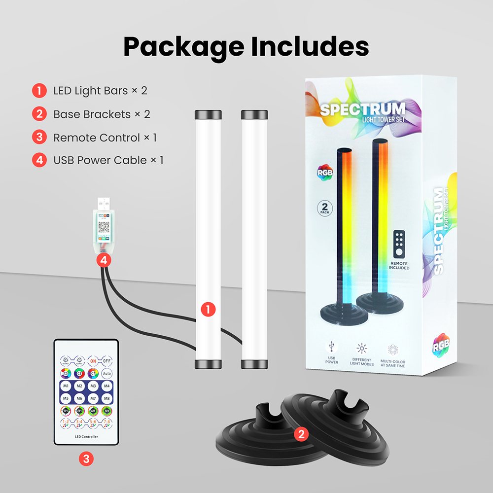 5V Smart LED Corner Floor Lamp - Home Cinema App review and price