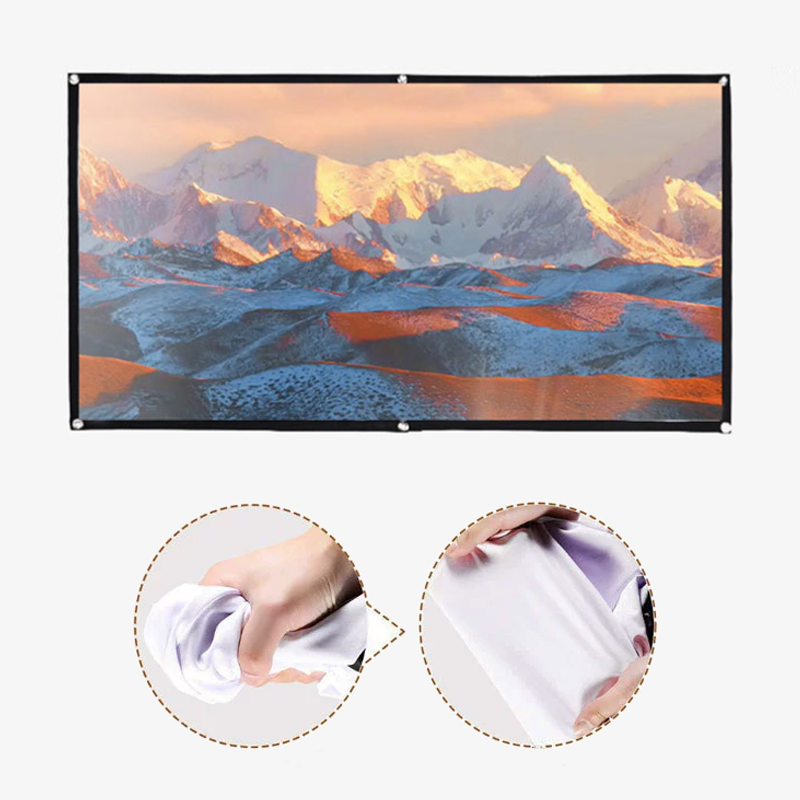 Portable Projector Screen 60/7 - Home Cinema Projector Screen review and price