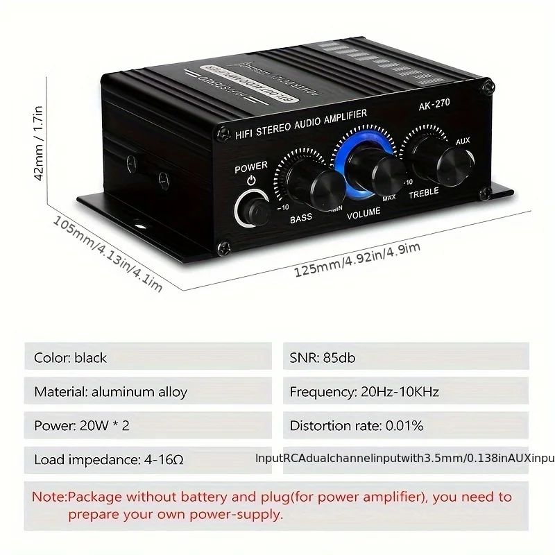 AK-270 12V/24V 400W Compact Po - Home Cinema Compact review and price