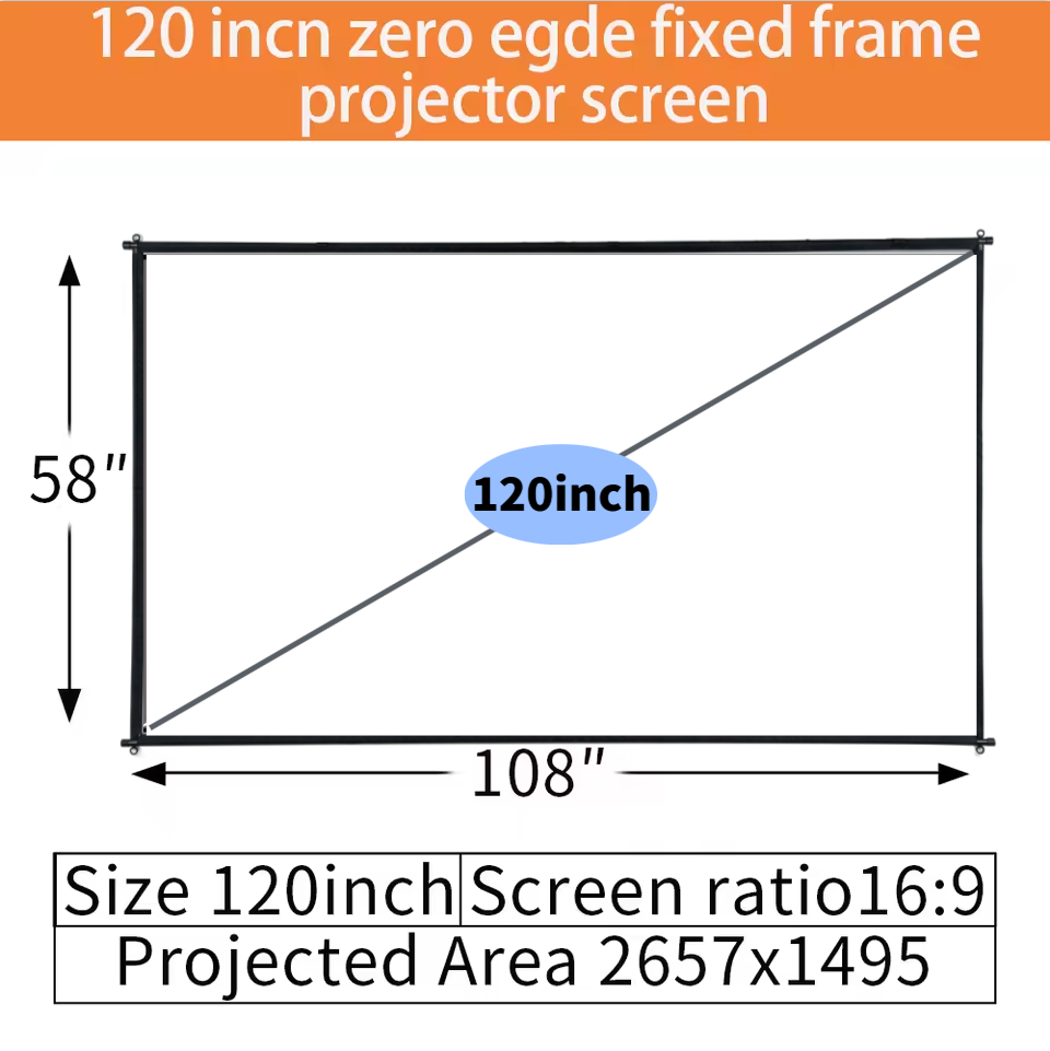 XIAOHUI 100/120 inch ALR Proje - Home Cinema Projector Screen review and price