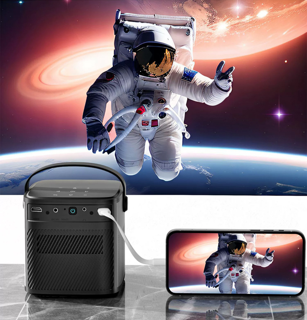 WZATCO S90 Full HD 1080P 4K DL - Home Cinema Compact review and price