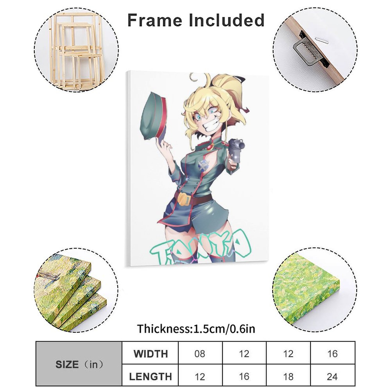 Saga Of Tanya The Evil Poster  - Home Cinema Wall Design review and price