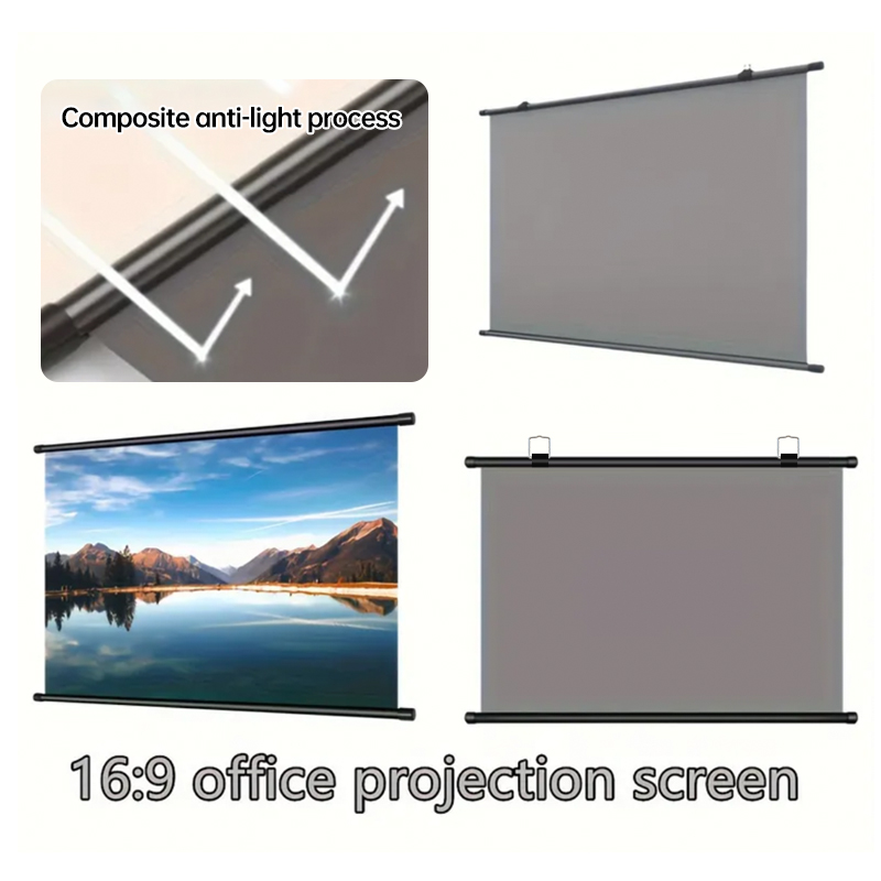 150 Inch 16:9 Anti-Light Proje - Home Cinema Projector Screen review and price