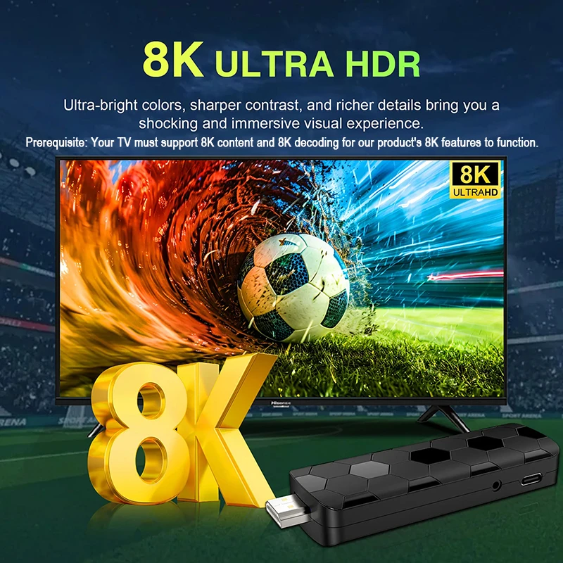 Android 16 8K Ultra HD TV Stic - Home Cinema App review and price
