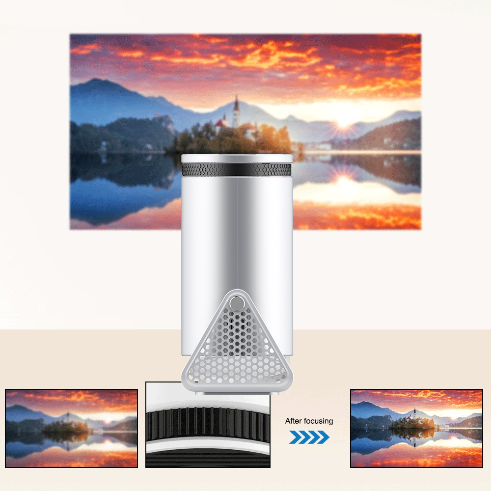 1Pcs New Projector H300 4K And - Home Cinema Quad review and price