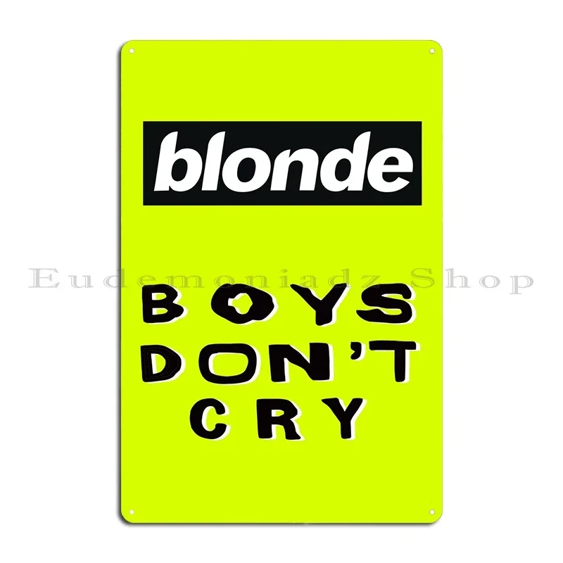 Boys Dont Cry Metal Sign Wall  - Home Cinema Wall Design review and price
